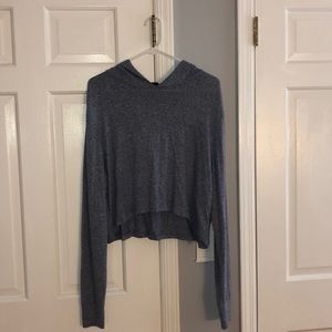 Blue light-weight hoodie